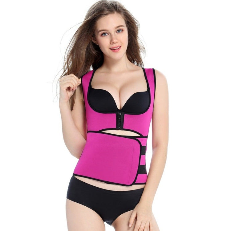 Breasted Shapers Corset Sweat-wicking Waistband Body Shaping Vest, S, M, L, XL, XXL, XXXL