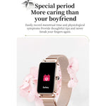 ZX19 1.45 inch HD Screen Bluetooth 5.0 IP68 Waterproof Women Smart Watch, Support Sleep Monitor / Menstrual Cycle Reminder / Heart Rate Monitor / Blood Oxygen Monitoring, Style: Milanese Strap, Milanese Strap(Gold), Milanese Strap(Silver)