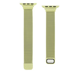 Small Waist Dual Section Milan Replacement Watchband For Apple Watch Series, 7 45mm / 6 & SE & 5 & 4 44mm / 3 & 2 & 1 42mm, 7 41mm / 6 & SE & 5 & 4 40mm / 3 & 2 & 1 38mm