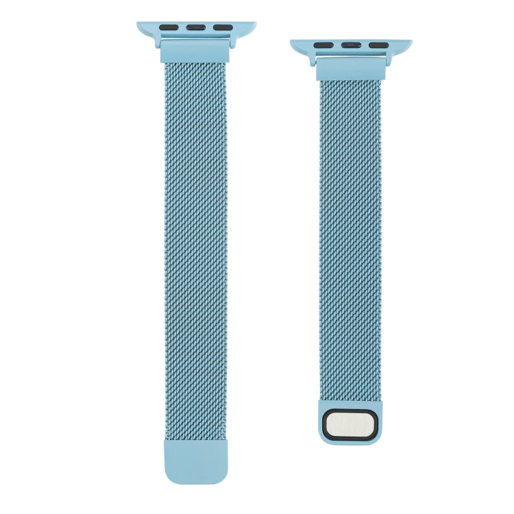 Small Waist Dual Section Milan Replacement Watchband For Apple Watch Series, 7 45mm / 6 & SE & 5 & 4 44mm / 3 & 2 & 1 42mm, 7 41mm / 6 & SE & 5 & 4 40mm / 3 & 2 & 1 38mm