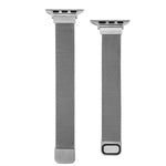 Small Waist Dual Section Milan Replacement Watchband For Apple Watch Series, 7 45mm / 6 & SE & 5 & 4 44mm / 3 & 2 & 1 42mm, 7 41mm / 6 & SE & 5 & 4 40mm / 3 & 2 & 1 38mm