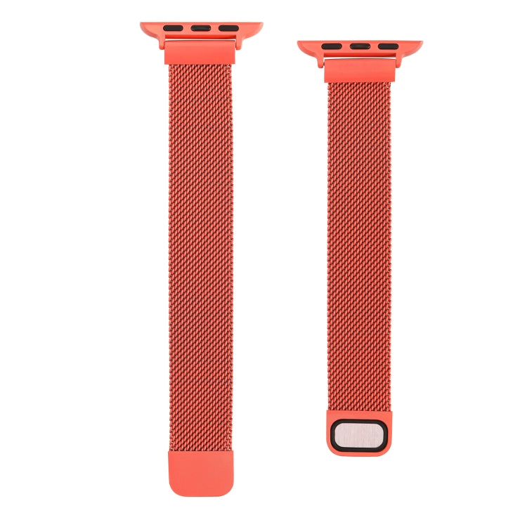Small Waist Dual Section Milan Replacement Watchband For Apple Watch Series, 7 45mm / 6 & SE & 5 & 4 44mm / 3 & 2 & 1 42mm, 7 41mm / 6 & SE & 5 & 4 40mm / 3 & 2 & 1 38mm