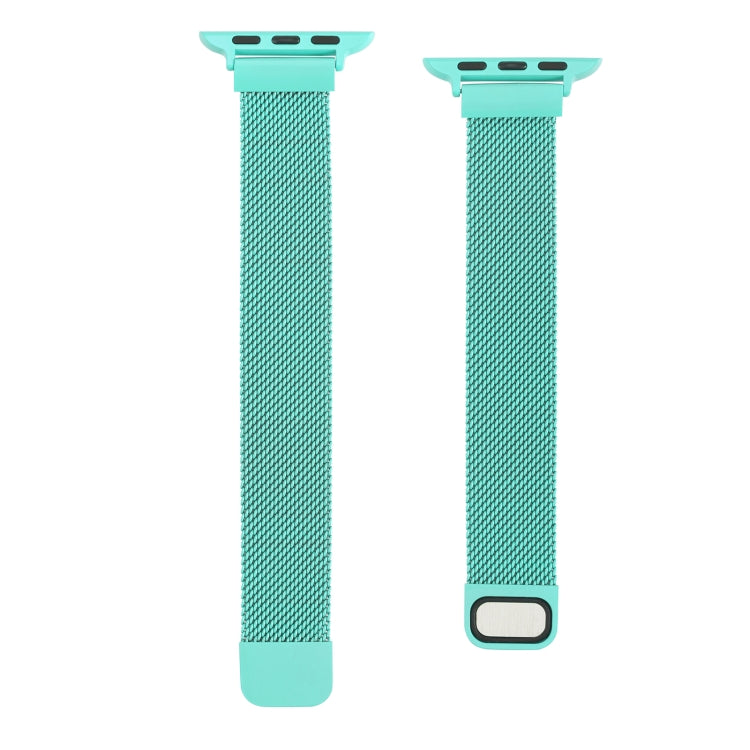 Small Waist Dual Section Milan Replacement Watchband For Apple Watch Series, 7 45mm / 6 & SE & 5 & 4 44mm / 3 & 2 & 1 42mm, 7 41mm / 6 & SE & 5 & 4 40mm / 3 & 2 & 1 38mm