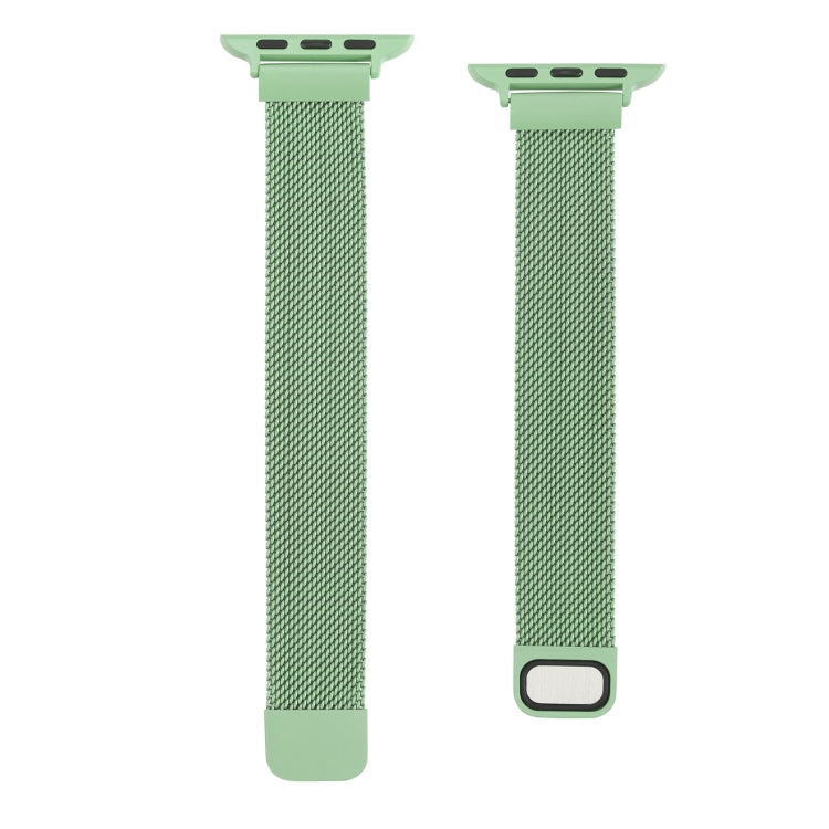 Small Waist Dual Section Milan Replacement Watchband For Apple Watch Series, 7 45mm / 6 & SE & 5 & 4 44mm / 3 & 2 & 1 42mm, 7 41mm / 6 & SE & 5 & 4 40mm / 3 & 2 & 1 38mm