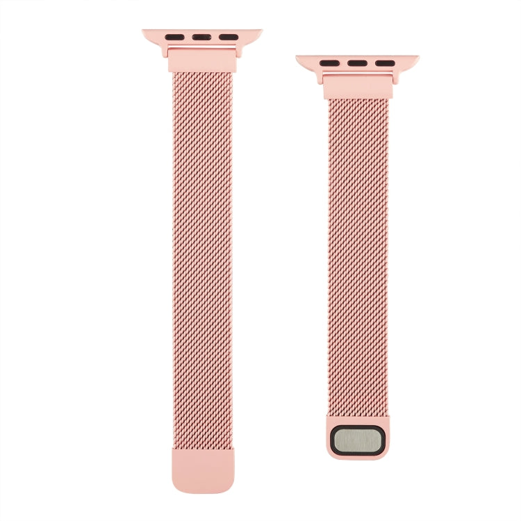 Small Waist Dual Section Milan Replacement Watchband For Apple Watch Series, 7 45mm / 6 & SE & 5 & 4 44mm / 3 & 2 & 1 42mm, 7 41mm / 6 & SE & 5 & 4 40mm / 3 & 2 & 1 38mm