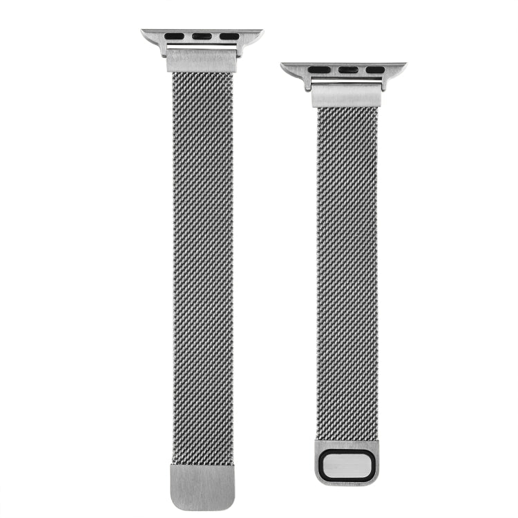 Small Waist Dual Section Milan Replacement Watchband For Apple Watch Series, 7 45mm / 6 & SE & 5 & 4 44mm / 3 & 2 & 1 42mm, 7 41mm / 6 & SE & 5 & 4 40mm / 3 & 2 & 1 38mm