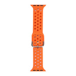 Silicone Replacement Watchband For Apple Watch Series, 7 41mm / 6 & SE & 5 & 4 40mm / 3 & 2 & 1 38mm