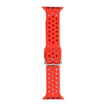 Silicone Replacement Watchband For Apple Watch Series, 7 41mm / 6 & SE & 5 & 4 40mm / 3 & 2 & 1 38mm