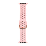 Silicone Replacement Watchband For Apple Watch Series, 7 41mm / 6 & SE & 5 & 4 40mm / 3 & 2 & 1 38mm