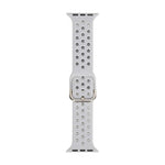 Silicone Replacement Watchband For Apple Watch Series, 7 41mm / 6 & SE & 5 & 4 40mm / 3 & 2 & 1 38mm