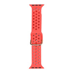 Silicone Replacement Watchband For Apple Watch Series, 7 41mm / 6 & SE & 5 & 4 40mm / 3 & 2 & 1 38mm