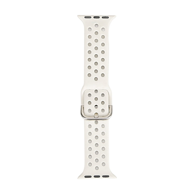 Silicone Replacement Watchband For Apple Watch Series, 7 41mm / 6 & SE & 5 & 4 40mm / 3 & 2 & 1 38mm