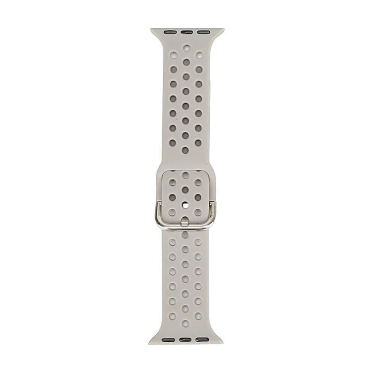 Silicone Replacement Watchband For Apple Watch Series, 7 41mm / 6 & SE & 5 & 4 40mm / 3 & 2 & 1 38mm