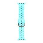 Silicone Replacement Watchband For Apple Watch Series, 7 41mm / 6 & SE & 5 & 4 40mm / 3 & 2 & 1 38mm