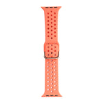 Silicone Replacement Watchband For Apple Watch Series, 7 41mm / 6 & SE & 5 & 4 40mm / 3 & 2 & 1 38mm