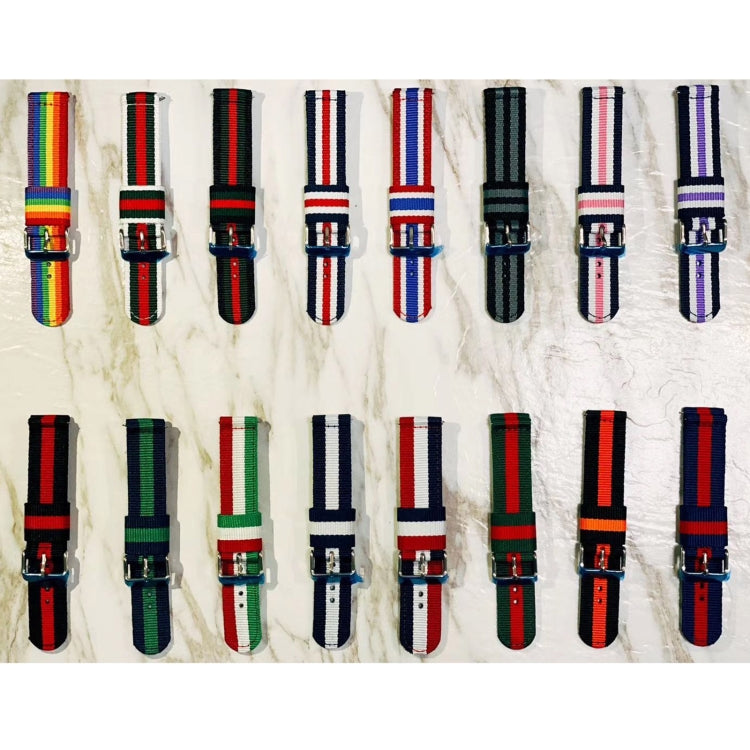 Ersatzarmband aus geteiltem Nylon für Samsung Galaxy Watch4 40/44 mm & Watch4 Classic 42/46 mm