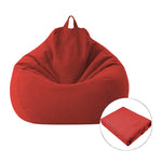 Lazy Sofa Bean Bag Chair Fabric Cover, 100 x 120cm