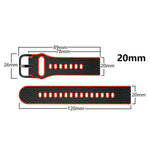 Two-layer Cowhide Leather Replacement Strap Watchband, 20mm, 22mm
