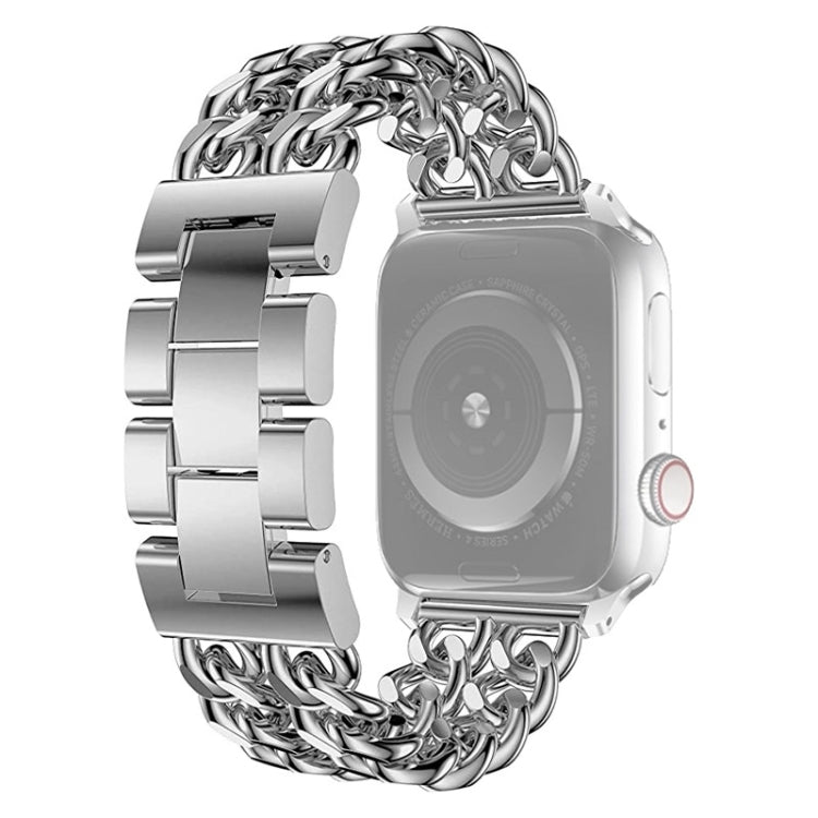 Metal Cowboy Replacement Strap Watchband For Apple Watch Series, 7 41mm / 6 & SE & 5 & 4 40mm / 3 & 2 & 1 38mm, 7 45mm / 6 & SE & 5 & 4 44mm / 3 & 2 & 1 42mm