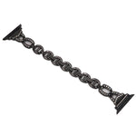 Diamond Stainless Steel Replacement Strap Watchband For Apple Watch Series, 7 41mm / 6 & SE & 5 & 4 40mm / 3 & 2 & 1 38mm, 7 45mm / 6 & SE & 5 & 4 44mm / 3 & 2 & 1 42mm