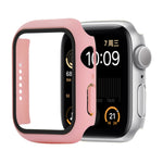 Shockproof PC+Tempered Glass Protective Case with Packed Carton For Apple Watch 44mm(Orange), For Apple Watch Series 6 / 5 / 4 / Watch SE 40mm, For Apple Watch Series 3 & 2 & 1 38mm