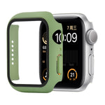 Shockproof PC+Tempered Glass Protective Case with Packed Carton For Apple Watch 44mm(Orange), For Apple Watch Series 6 / 5 / 4 / Watch SE 40mm, For Apple Watch Series 3 & 2 & 1 38mm
