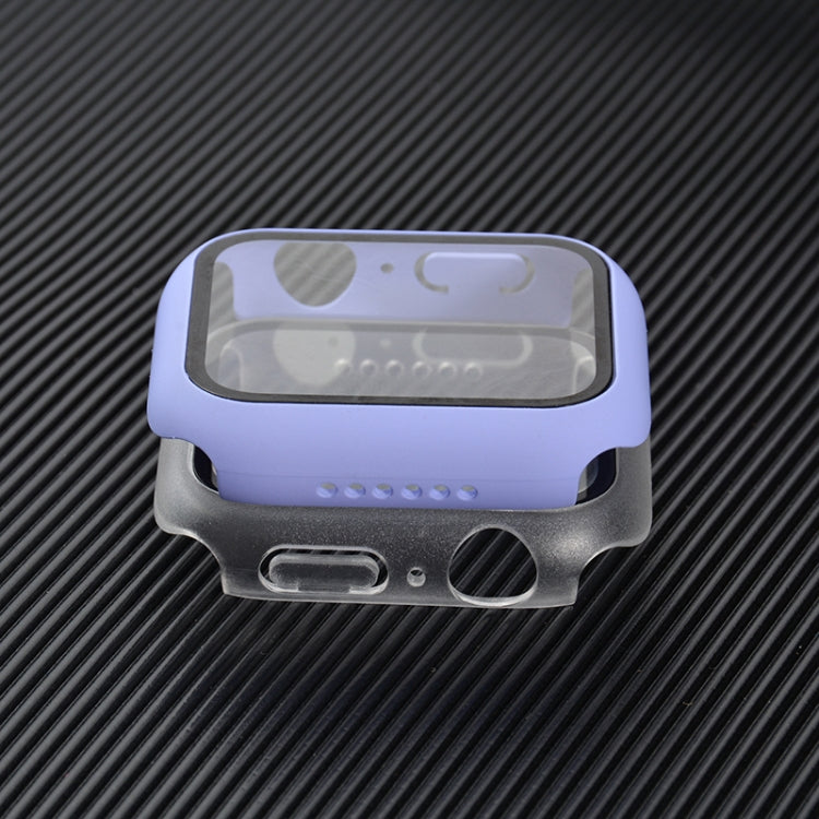 Shockproof PC+Tempered Glass Protective Case with Packed Carton For Apple Watch 44mm(Orange), For Apple Watch Series 6 / 5 / 4 / Watch SE 40mm, For Apple Watch Series 3 & 2 & 1 38mm