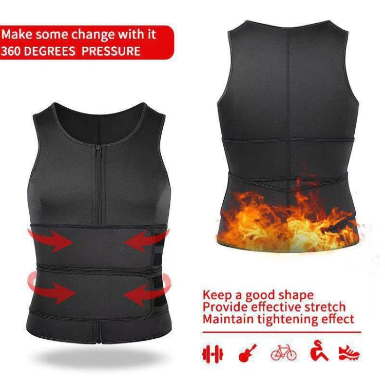 Neoprene Men Sport Body Shapers Vest Waist Body Shaping Corset, S, M, L, XL, XXL, XXXL