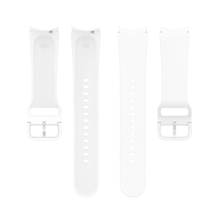 Silicone Flat Buckle Replacement Strap Watchband, Flat Buckle