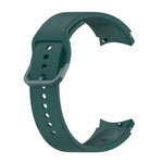 Silicone Flat Buckle Replacement Strap Watchband, Flat Buckle