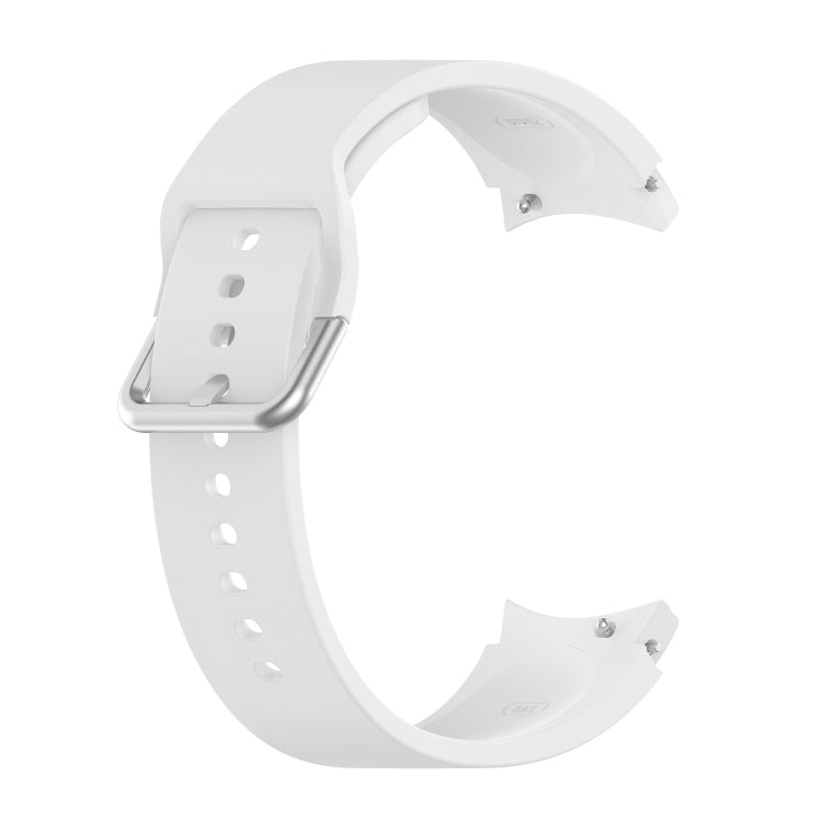 Silicone Silver Round Buckle Replacement Strap Watchband, Silver Round Buckle