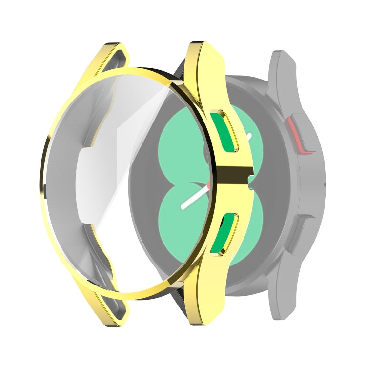 Full Coverage TPU Electroplating Protective Case Cover, For Samung Galaxy Watch4 40mm, For Samung Galaxy Watch4 44mm