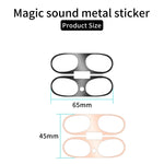 Wireless Bluetooth Earphone Magic Sound Metal Protective Sticker, For Beats Studio Buds