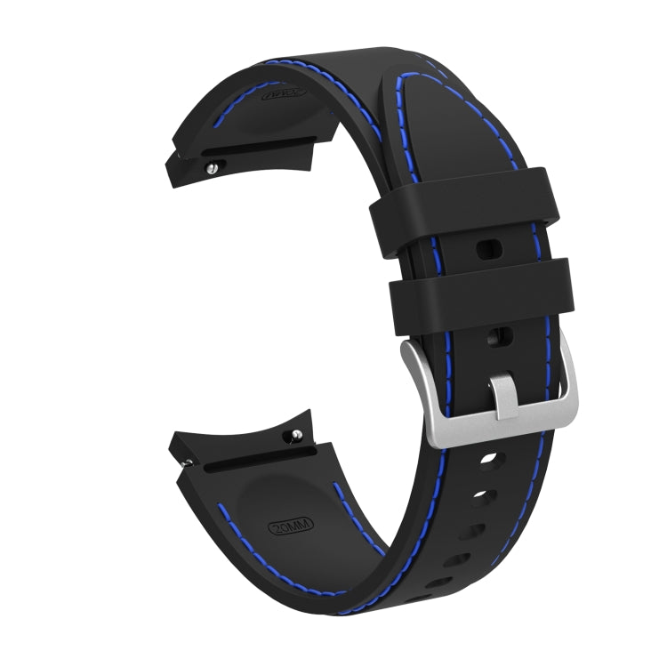 Silicone Stitching Replacement Strap Watchband, For Samsung Galaxy Watch4 / Watch4 Classic