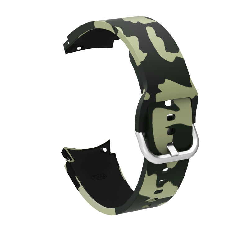 Silicone Printing Replacement Strap Watchband, For Samsung Galaxy Watch4 / Watch4 Classic