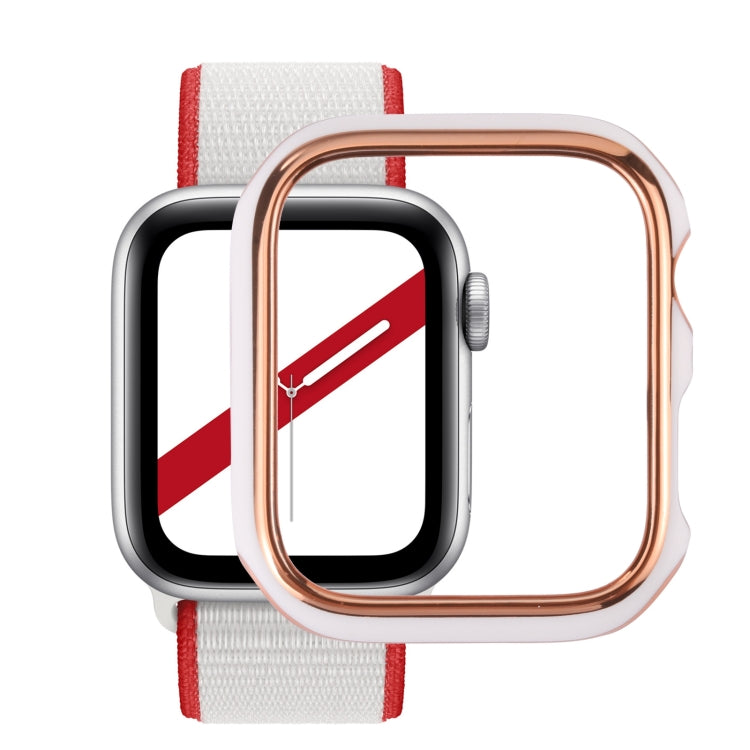 Dual-color Electroplating PC Protective Watch Case, For Apple Watch Series 3 & 2 & 1 38mm