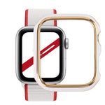 Dual-color Electroplating PC Protective Watch Case, For Apple Watch Series 3 & 2 & 1 38mm