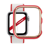 Dual-color Electroplating PC Protective Watch Case, For Apple Watch Series 3 & 2 & 1 38mm