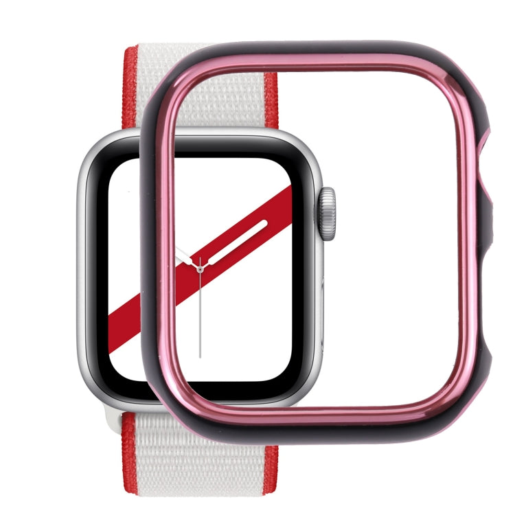 Dual-color Electroplating PC Protective Watch Case, For Apple Watch Series 3 & 2 & 1 38mm