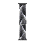 Adjustable Nylon Braided Elasticity Diamond Buckle Replacement Strap Watchband For Apple Watch Series, 7 & 6 & SE & 5 & 4 40mm/3 & 2 & 1 38mm, 7 & 6 & SE & 5 & 4 44mm/3 & 2 & 1 42mm