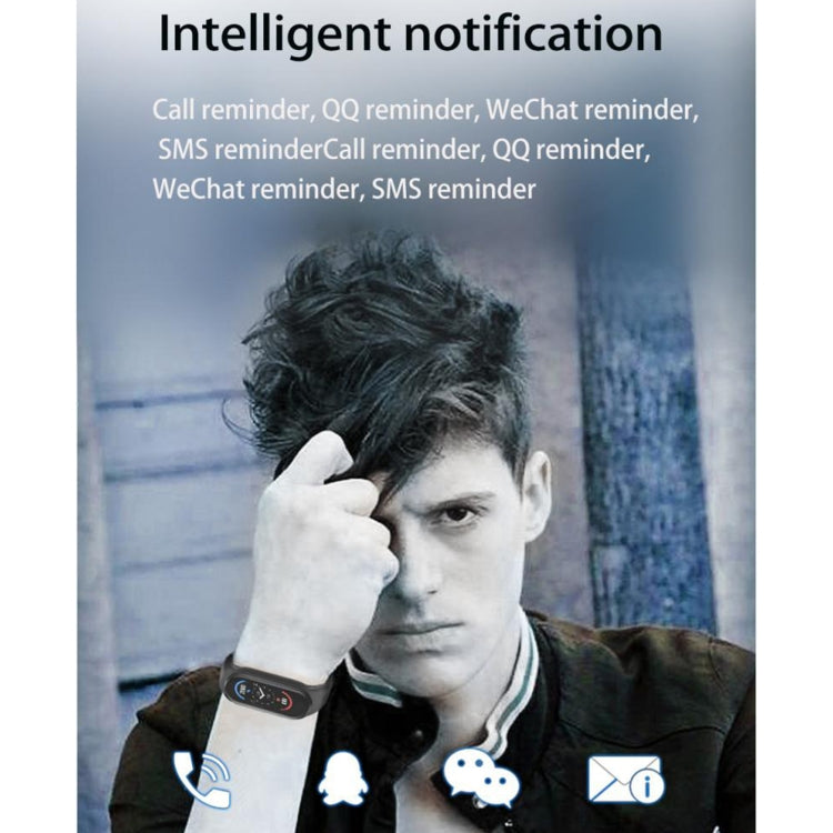 1M7 Sports Smart Bracelet, Support Heart Rate Monitoring & Blood Pressure Monitoring & Sleep Monitoring & Sedentary Reminder, Linear Charging, Magnetic Charging