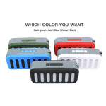 NewRixing NR-2013 TWS Car Exhaust Duct-shaped Bluetooth Speaker