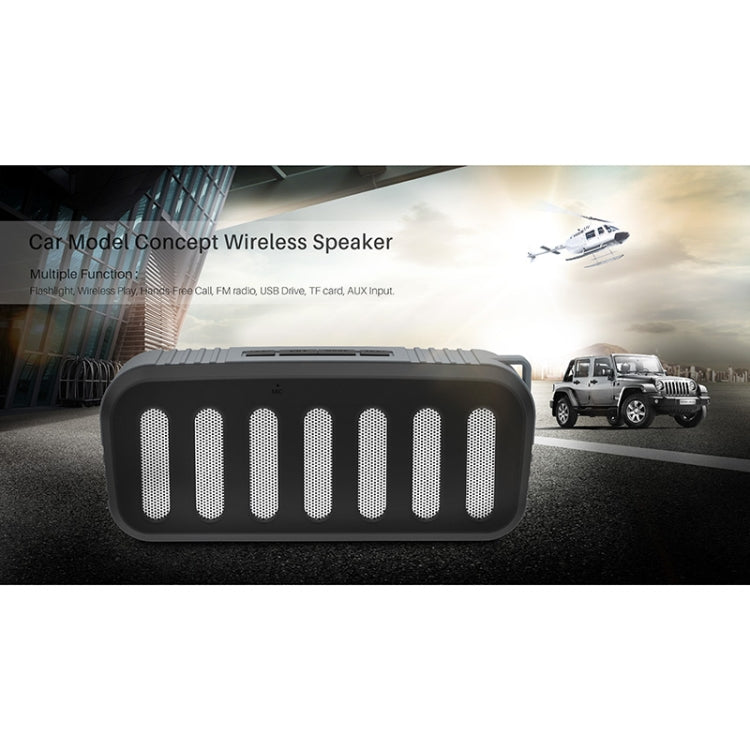 NewRixing NR-2013 TWS Car Exhaust Duct-shaped Bluetooth Speaker