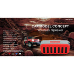 NewRixing NR-2013 TWS Car Exhaust Duct-shaped Bluetooth Speaker