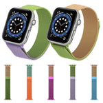 سوار ساعة بديل ميلان متدرج اللون لسلسلة Apple Watch، 7 مقاس 41مم / 6 و SE و 5 و 4 مقاس 40مم / 3 و 2 و 1 مقاس 38مم، 7 مقاس 45مم / 6 و SE و 5 و 4 مقاس 44مم / 3 و 2 و 1 مقاس 42مم