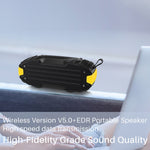 New Rixing NR-907FM TWS Outdoor Bluetooth Speaker Support Hands-free Call / FM with Handle & Antenna, NR-907FM (Orange), NR-907FM (Black), NR-907FM (Red), NR-907FM (Yellow), NR-906 (Blue)