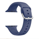 سوار ساعة بحلقة سيليكون بلون واحد بديل لسلسلة آبل ووتش، 7 41مم / 6 و SE و 5 و 4 40مم / 3 و 2 و 1 38مم، 7 45مم / 6 و SE و 5 و 4 44مم / 3 و 2 و 1 42مم