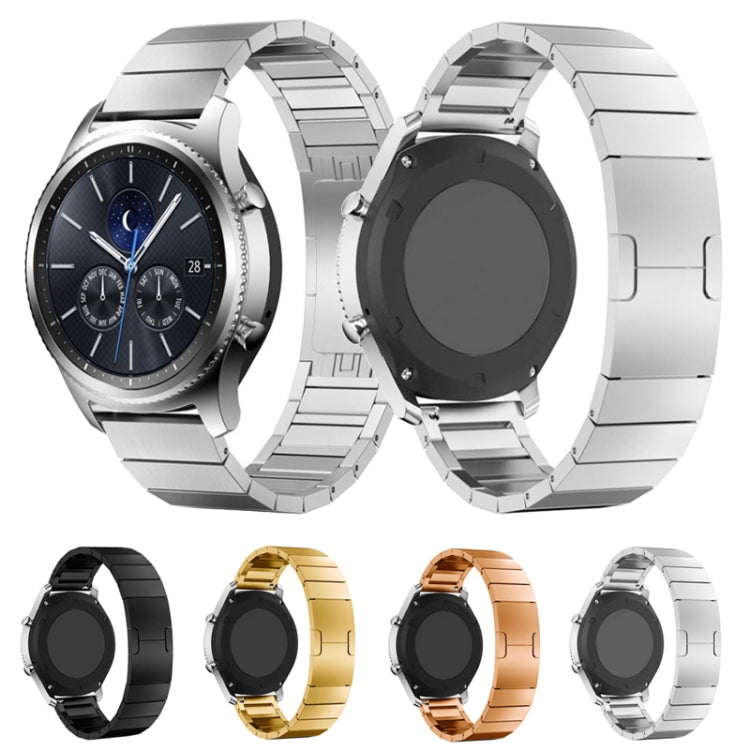 Originales Ersatzarmband mit einperliger Stahlschließe für Samsung Smartwatches, 18 mm, 20 mm, 22 mm