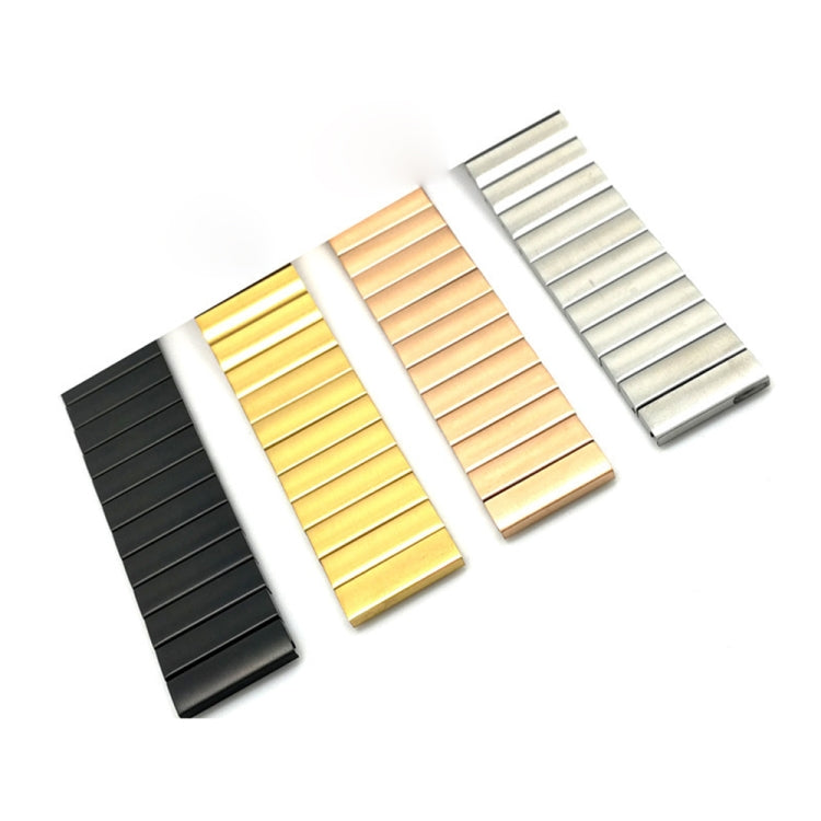 For Samsung Smart Watch One-bead Steel Butterfly Buckle Replacement Strap Watchband, 18mm, 20mm, 22mm