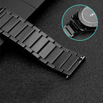 For Samsung Smart Watch One-bead Steel Butterfly Buckle Replacement Strap Watchband, 18mm, 20mm, 22mm